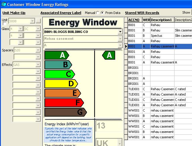 Window Energy Ratings (WERs) - Clear Thinking Software